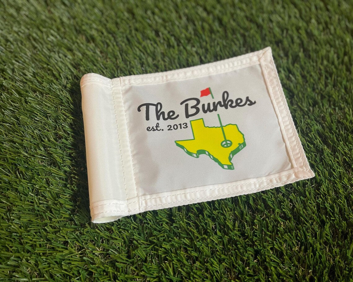 Custom Golf Flag - Mini Putting Green Size - 6" x 8"