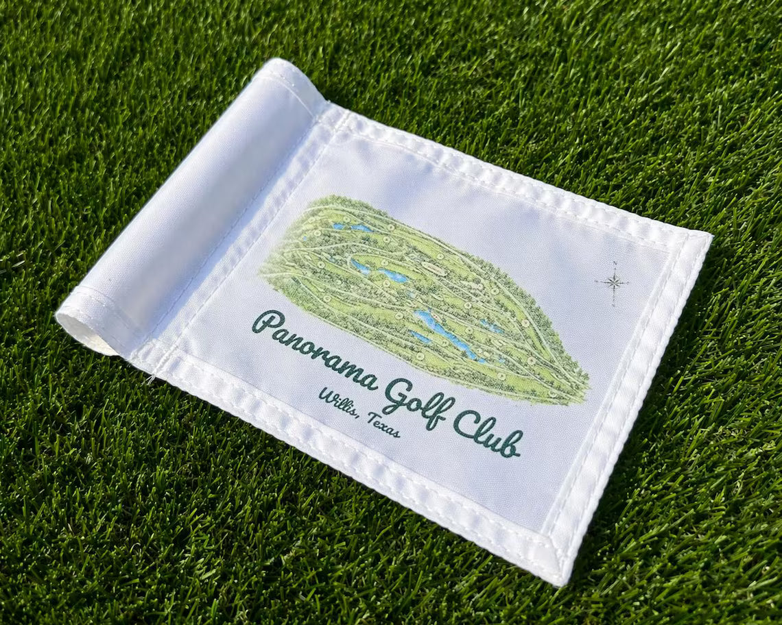 Custom Golf Flag - Mini Putting Green Size - 6" x 8"
