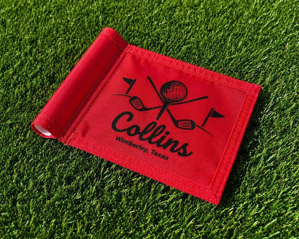 Custom Golf Flag - Mini Putting Green Size - 6" x 8"